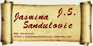 Jasmina Sandulović vizit kartica